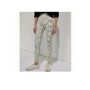 Anthropologie ALLFENIX Snakeskin Womens Leggings Sm